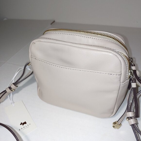 Radley London Colorblock Mini Crossbody Purse Cream Pink OS - Picture 8 of 11